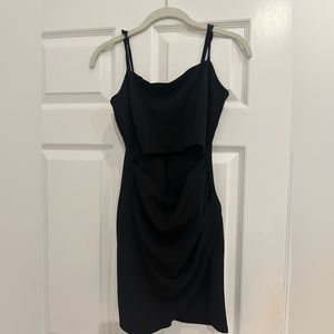 Honey & Rose Black Cut-out Dress